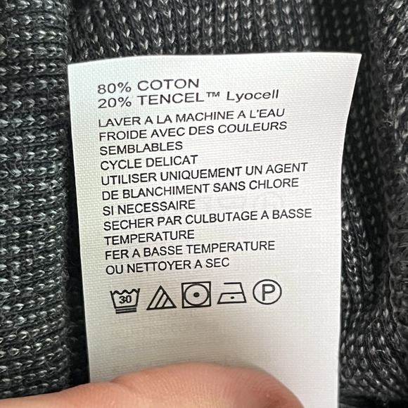 Tommy Bahama Men's 1/4 Sweater Long Sleeve Pullover Quarter Zip Gray‎ READ DESC - Picture 10 of 12